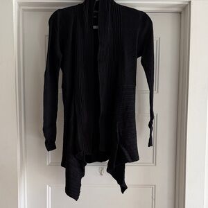 White House Black Market Elegant Black Cardigan